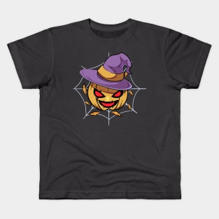 Pumpkin Witch Kids T-Shirt